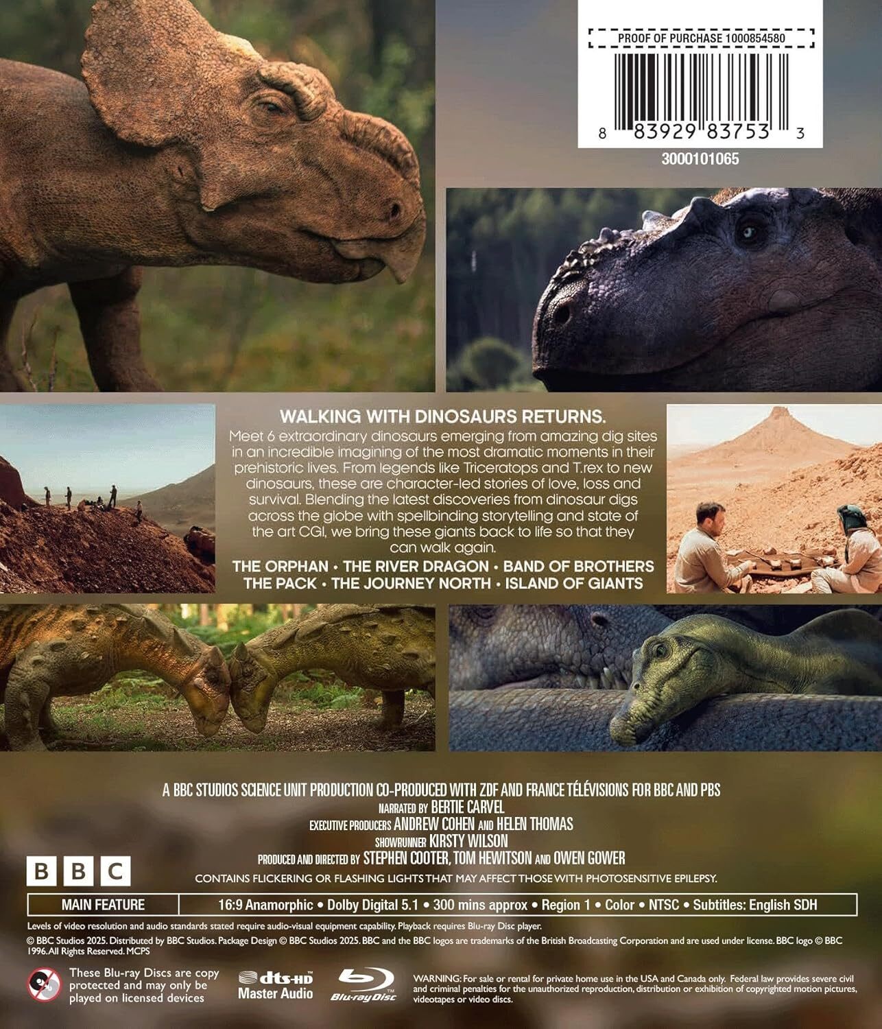 Walking with Dinosaurs Blu-ray