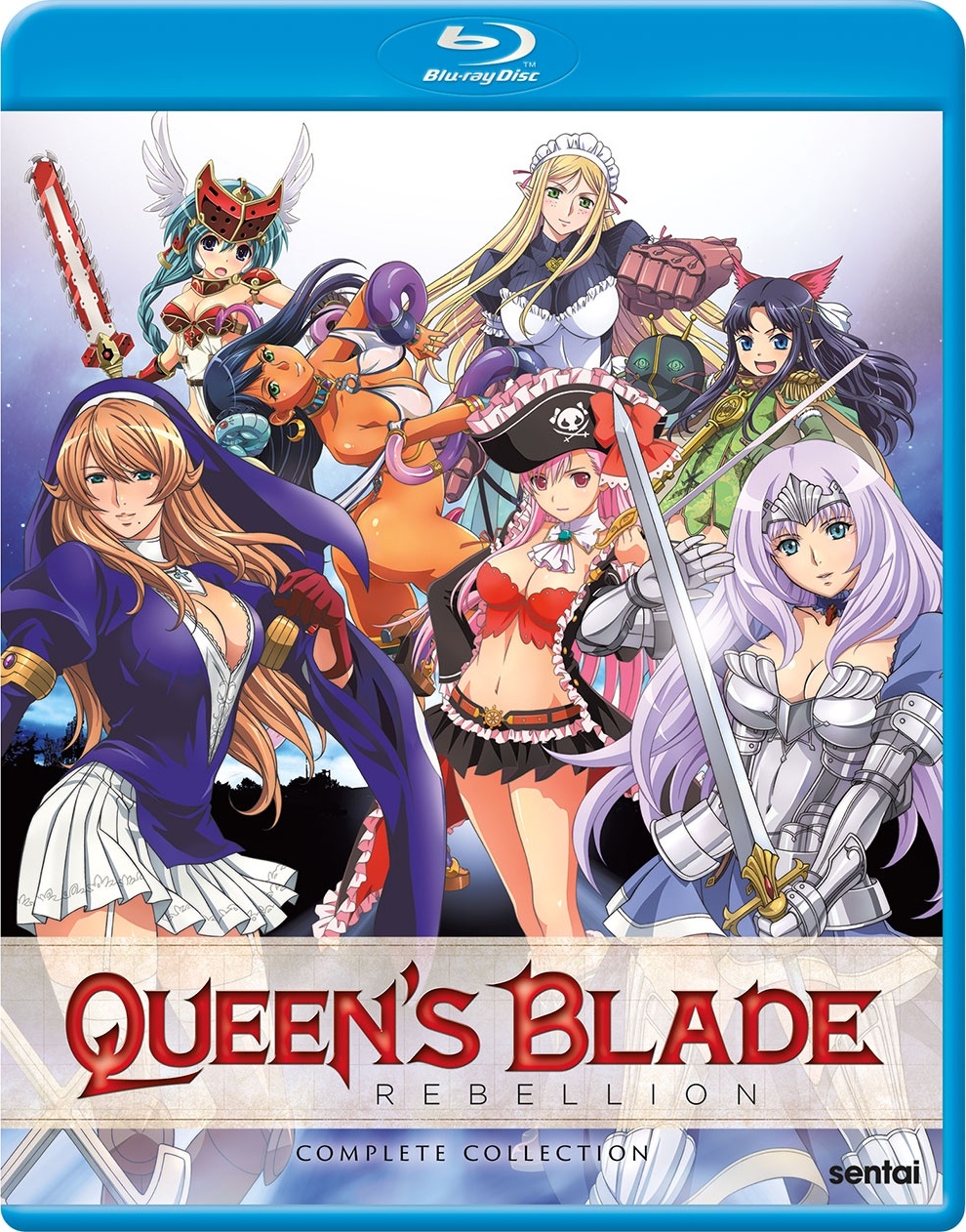 Queen's Blade Rebellion: Complete Collection Blu-ray