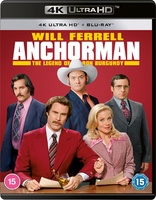 Anchorman: The Legend of Ron Burgundy 4K (Blu-ray Movie)
