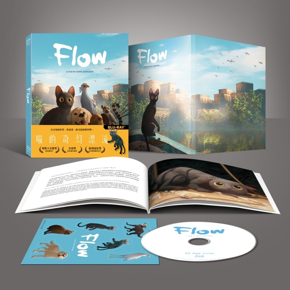 ｔｐ Flow フライヤー Straume フロウ 映画 猫アニメ 黒猫が船で大冒険の旅へ…！『Flow』新ポスター＆特報解禁