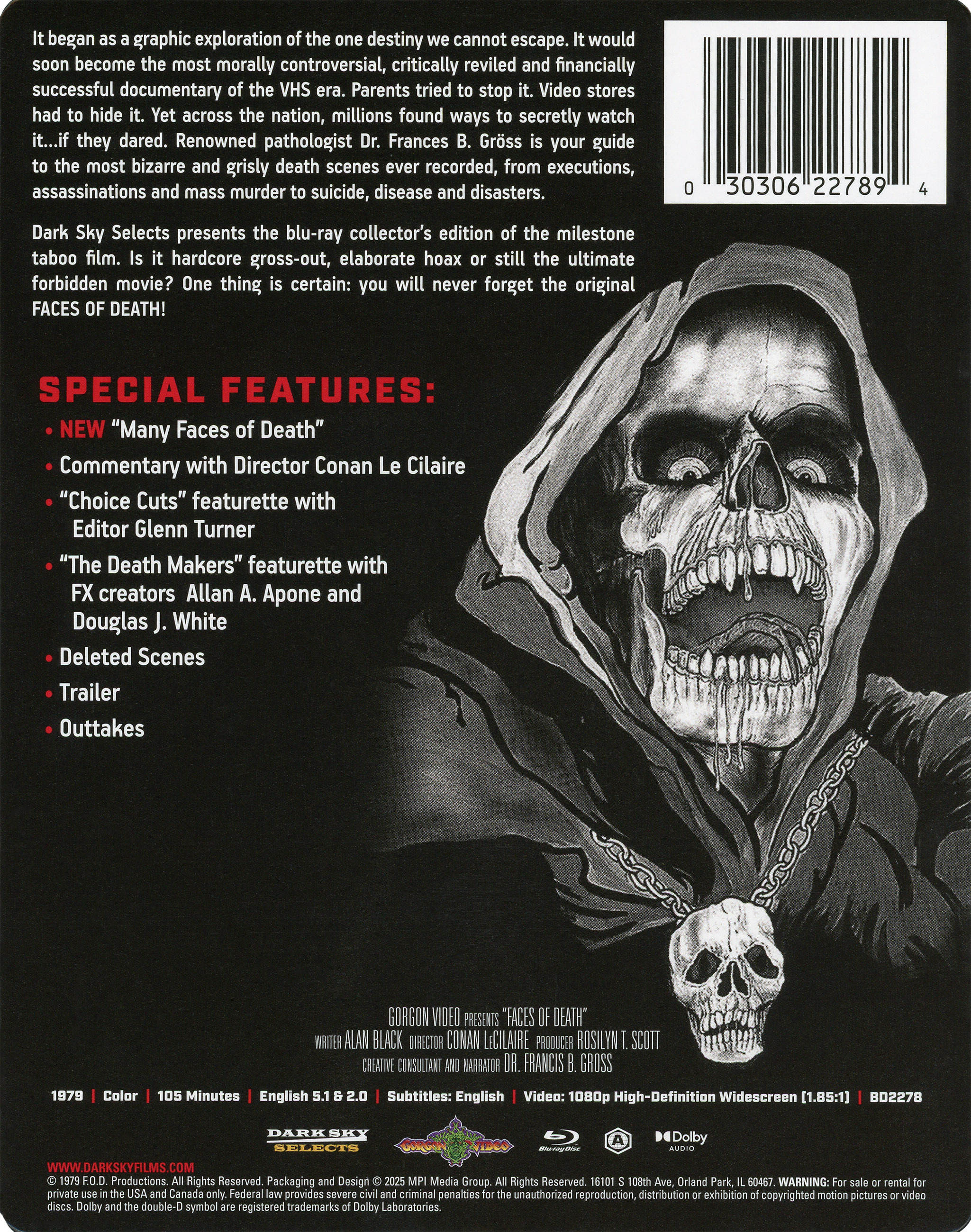 Faces of Death Blu-ray (SteelBook)