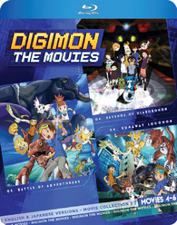 Digimon: Digital Monsters - The Movies 4-6 Blu-ray (English