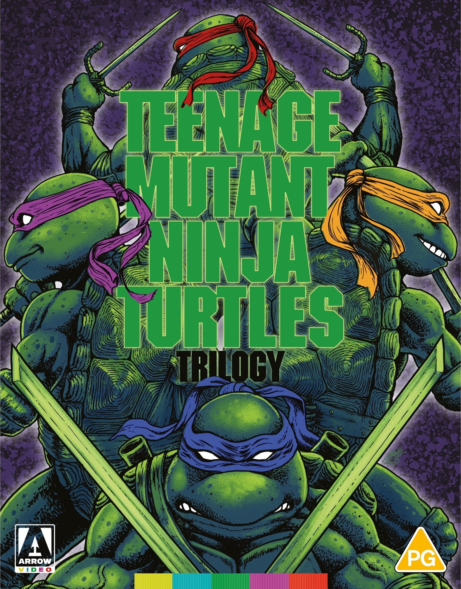 Teenage Mutant Ninja Turtles Trilogy Blu-ray (Arrow Video
