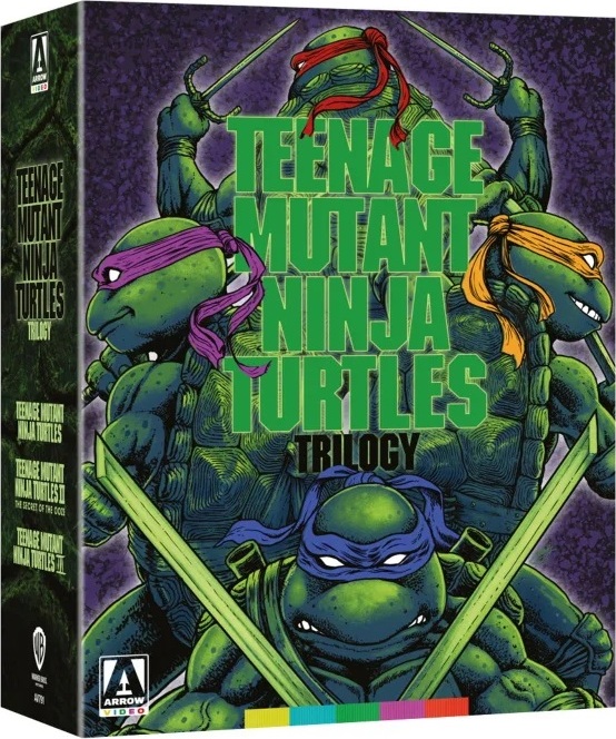 Teenage Mutant Ninja Turtles Trilogy Blu-ray (Arrow Video