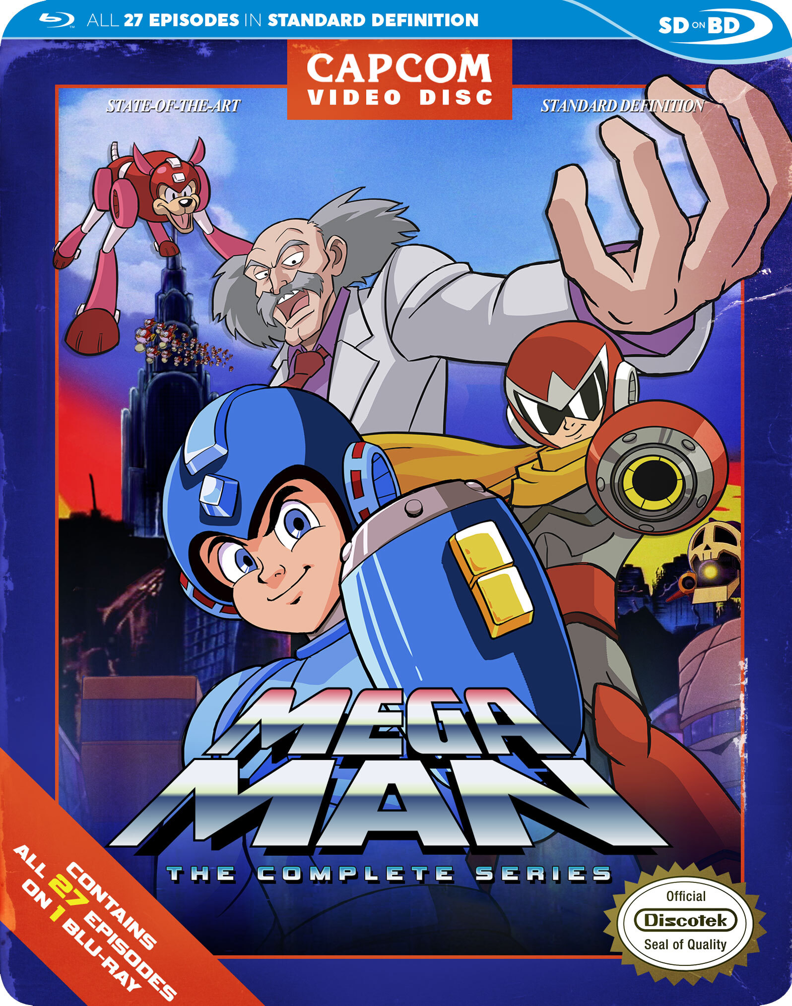 Mega Man: The Complete Series Blu-ray (SD on Blu-ray)