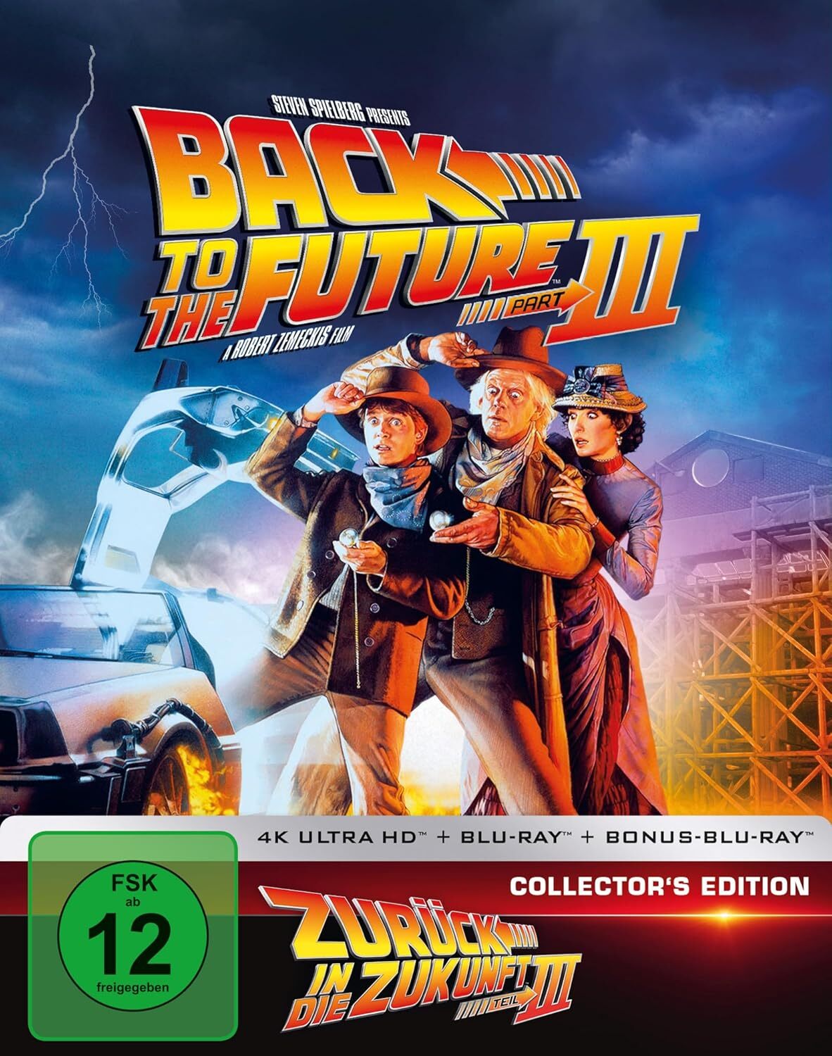 Back to the Future Part III 4K Blu-ray (SteelBook) (Germany)