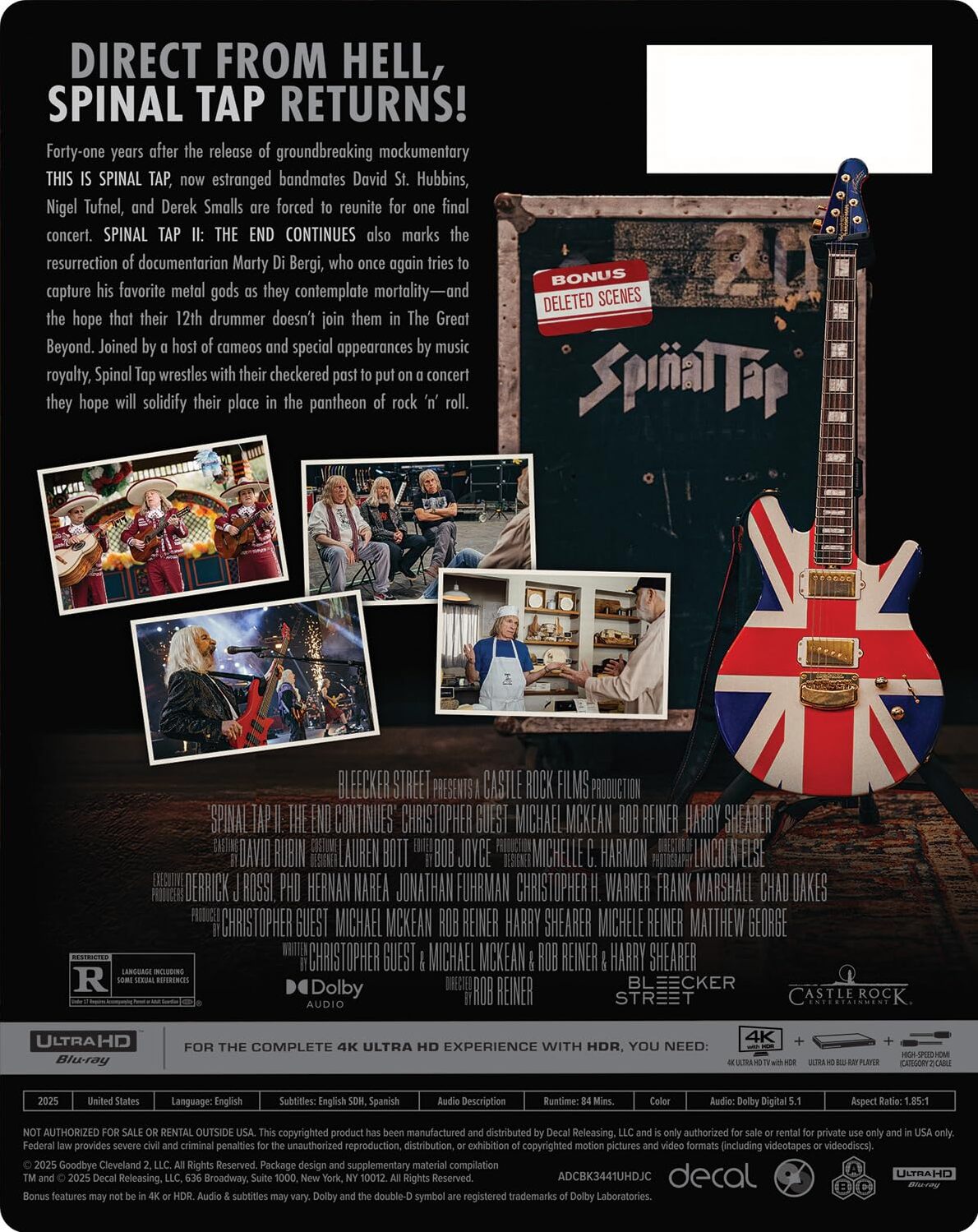 Spinal Tap II: The End Continues 4K Blu-ray (SteelBook)