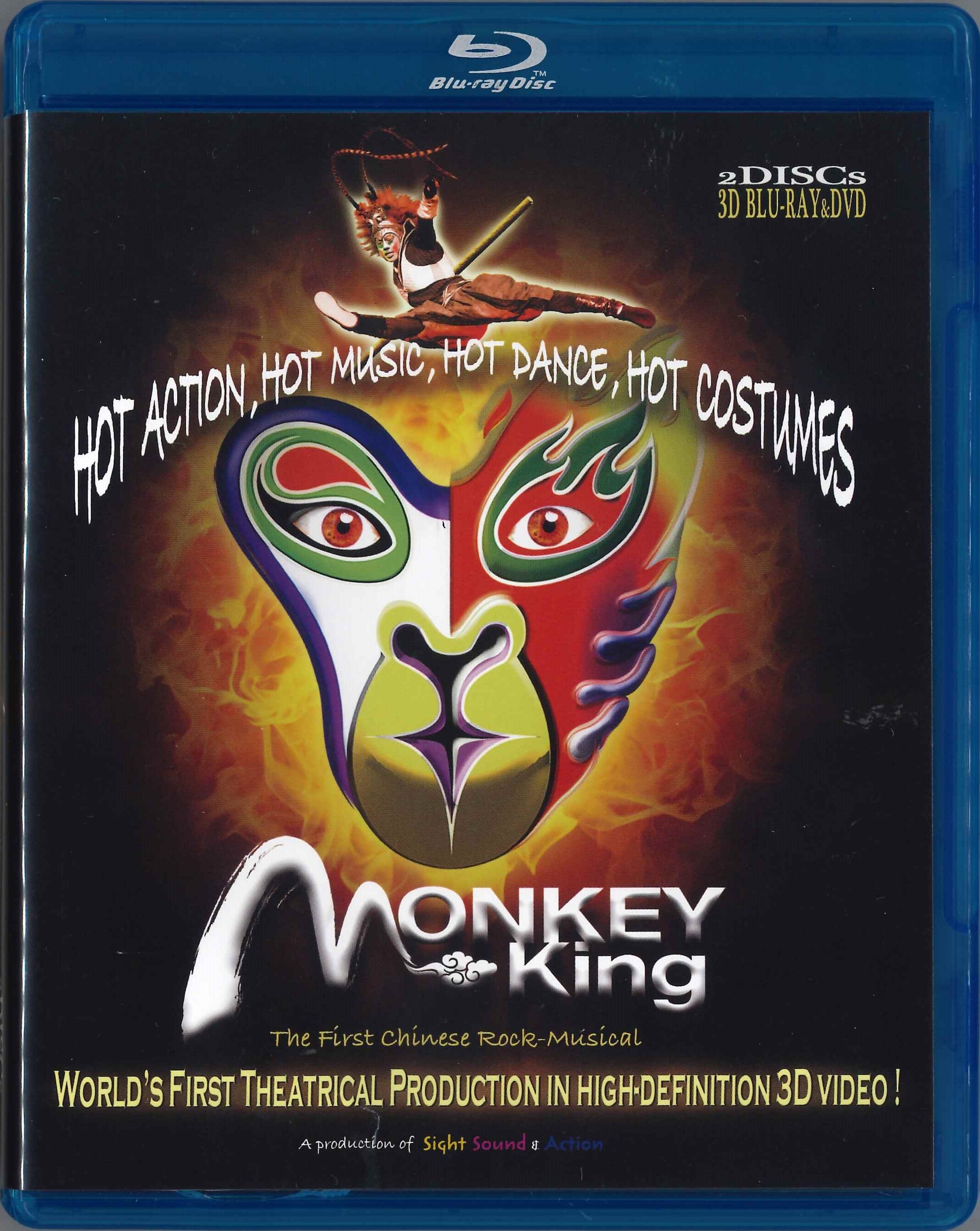 Monkey King: The First Chinese Rock Musical 3D Blu-ray (Blu-ray 3D