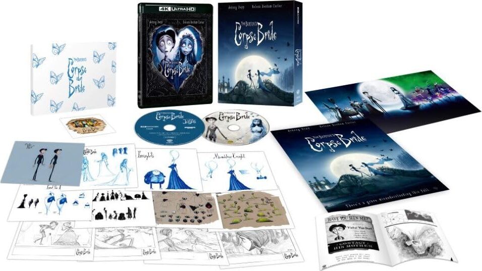Corpse Bride 4K Blu-ray (ティム・バートンのコープスブライド 4K