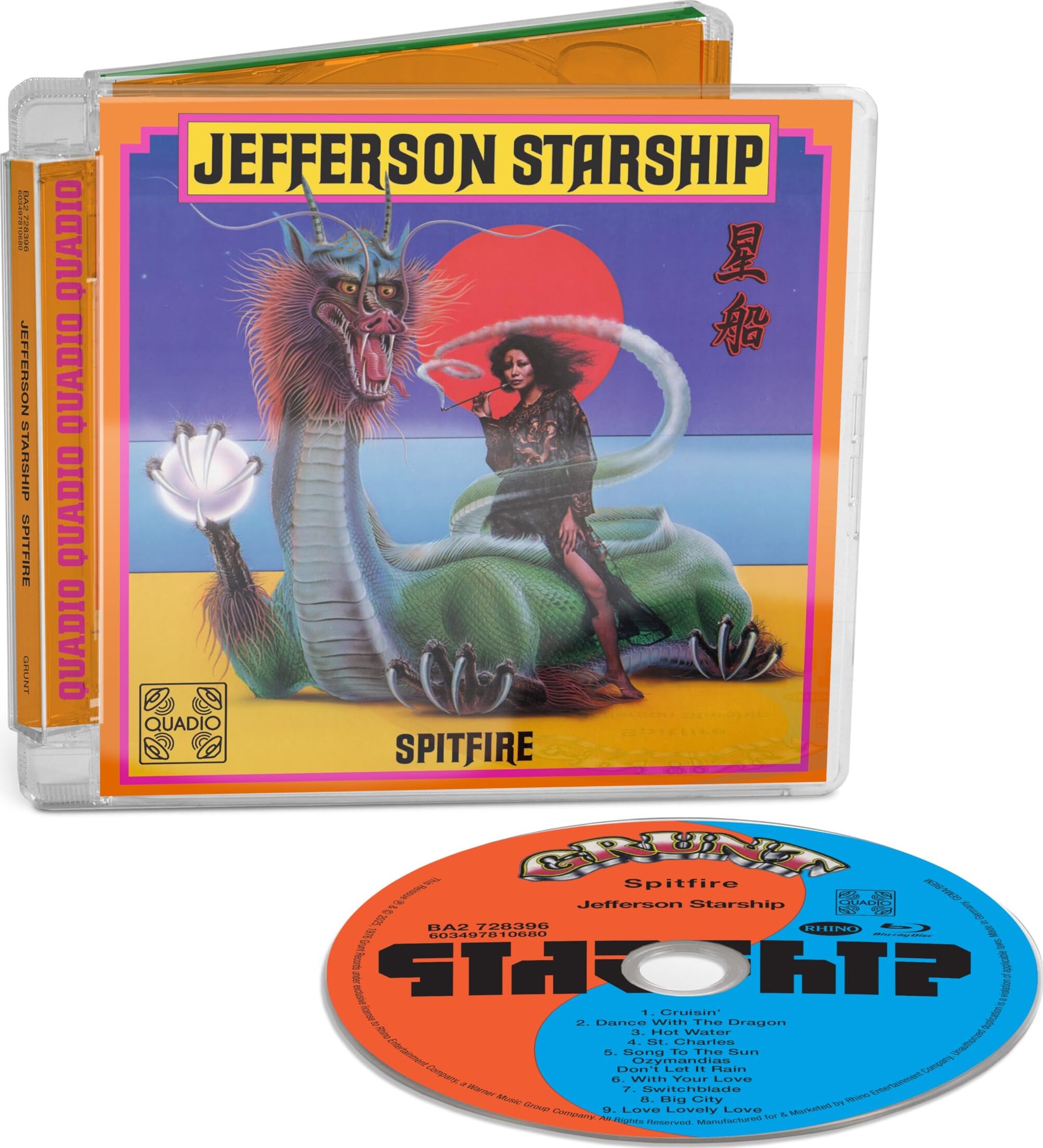 Jefferson Starship: Spitfire Blu-ray (Super Jewel Box)