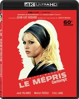 Le Mépris 4K Blu-ray (Contempt / 60th Anniversary) (Canada)