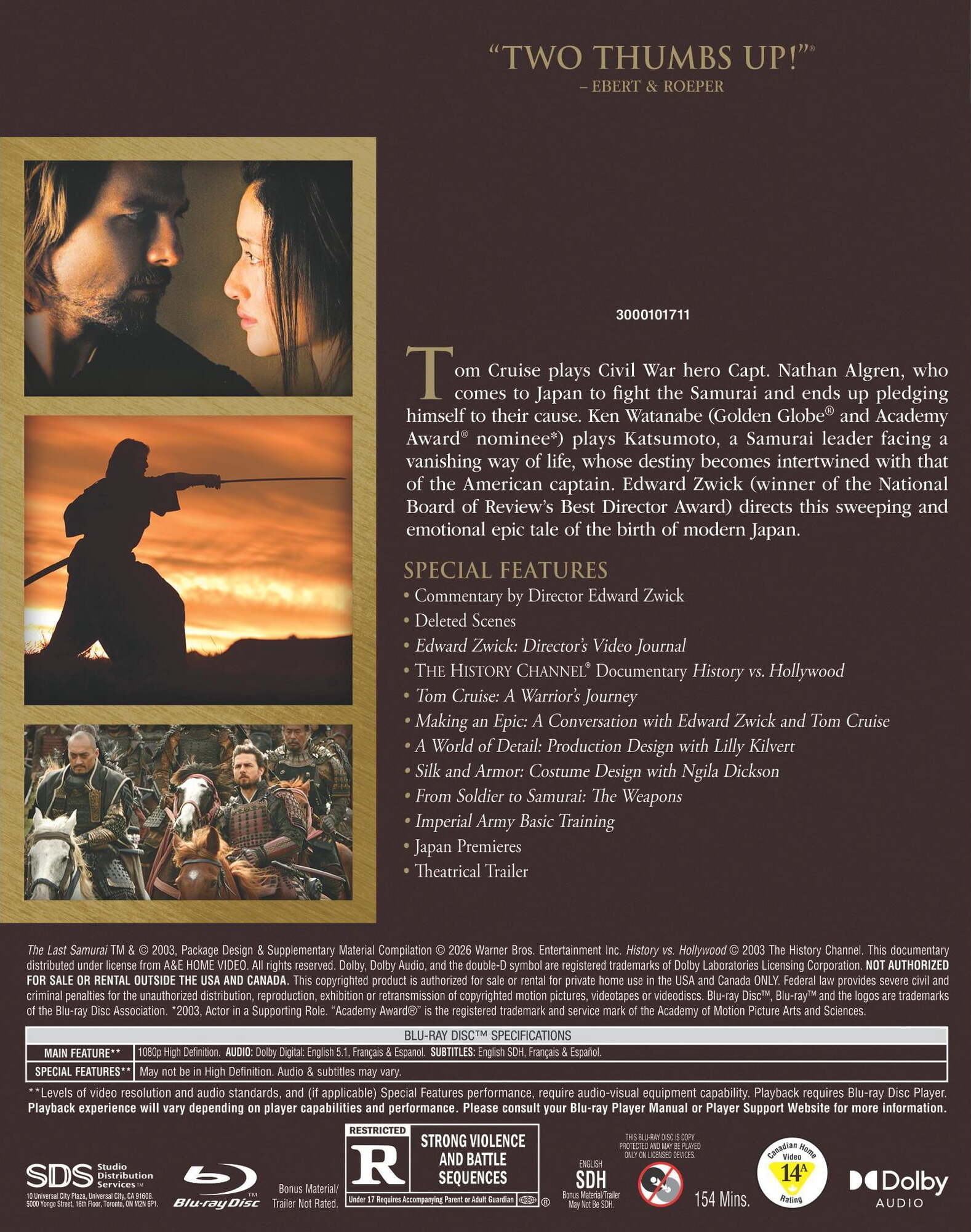 The Last Samurai Blu-ray (Iconic Moments)