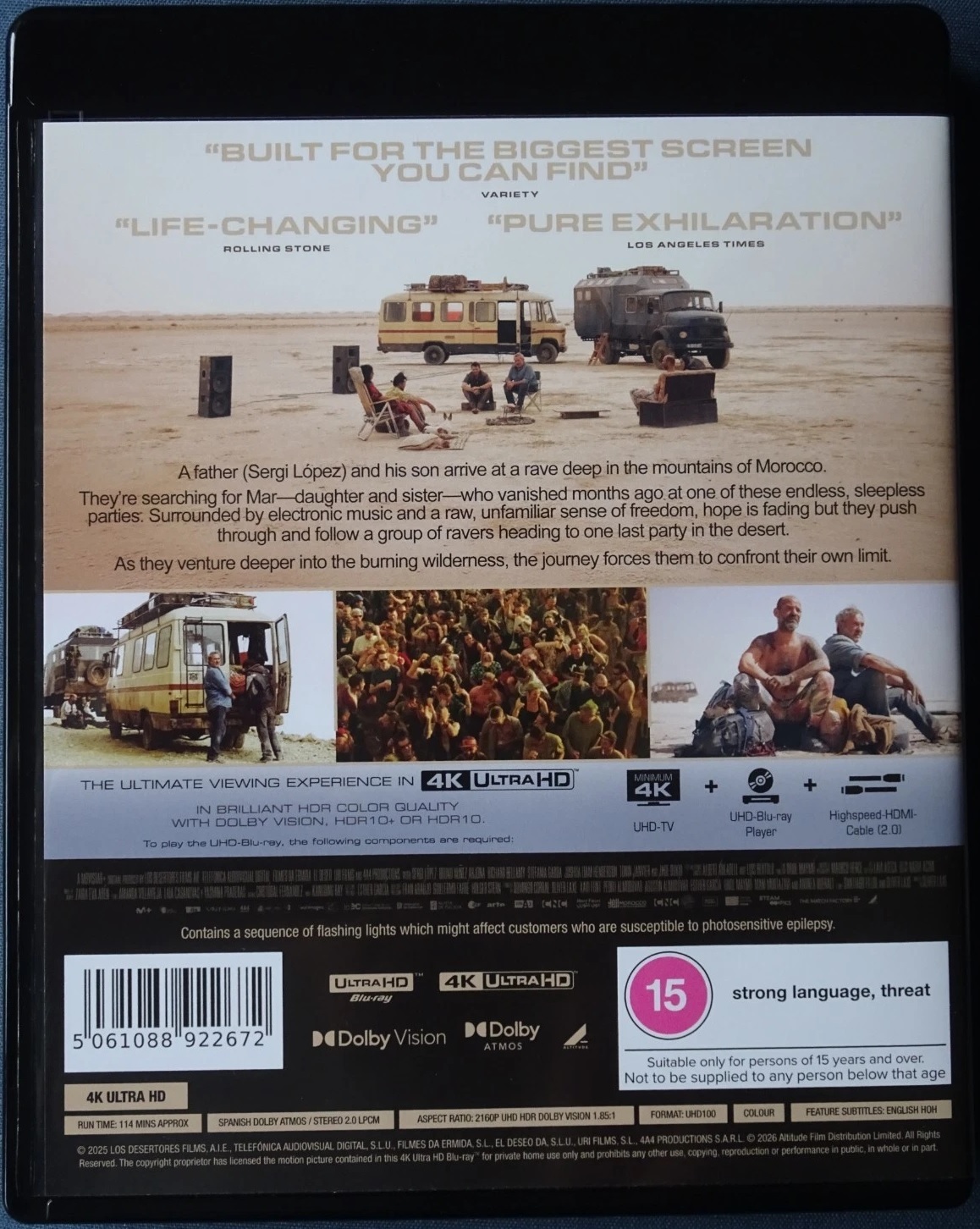 Sirāt 4K Blu-ray (4K Ultra HD) (United Kingdom)
