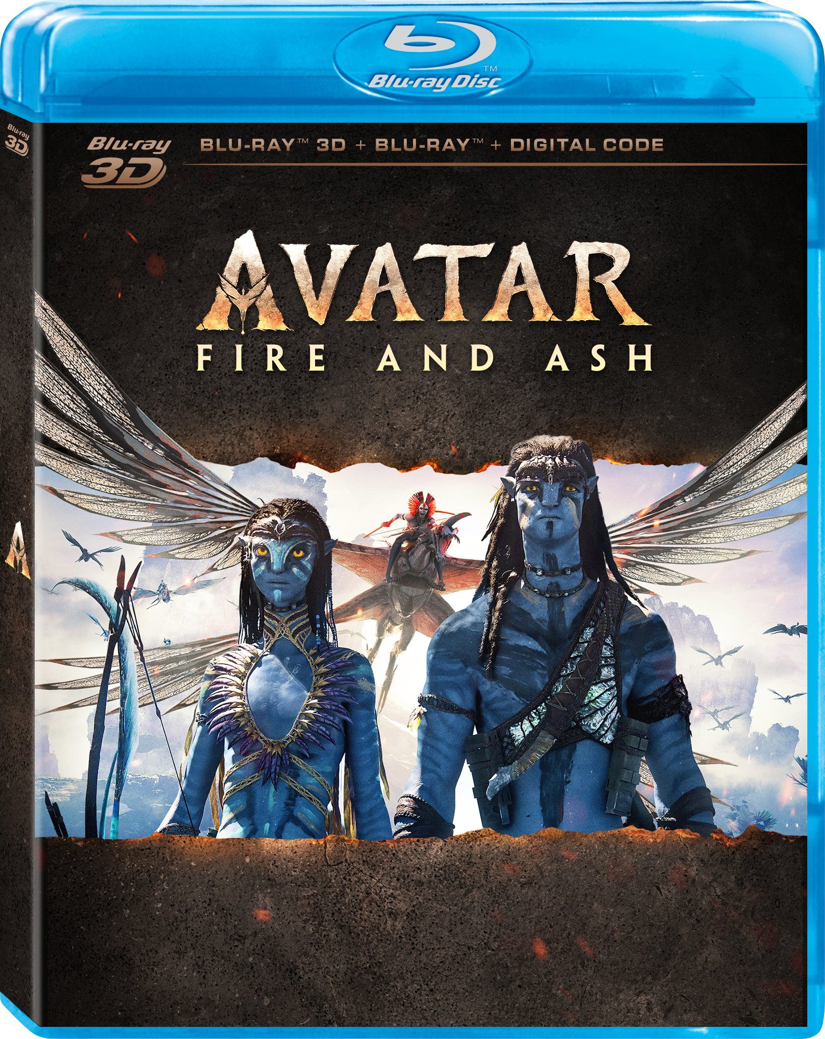 Avatar: Fire and Ash 3D Blu-ray (Blu-ray 3D + Blu-ray + Digital HD)