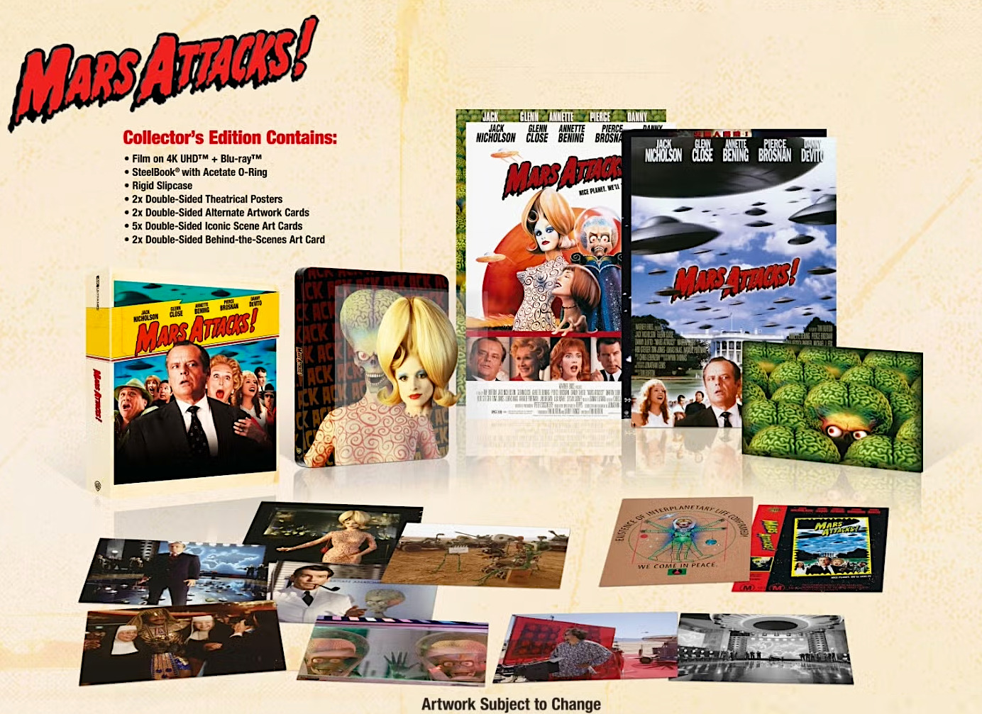 MARS Blu-rayセット Mars Attacks! 4K UHD (1996) (30th Anniversary Edition) Pre-orders