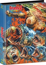 Piranha 2 : Megapiranha Blu-ray (Retro Gold 63 Exclusive Hardback