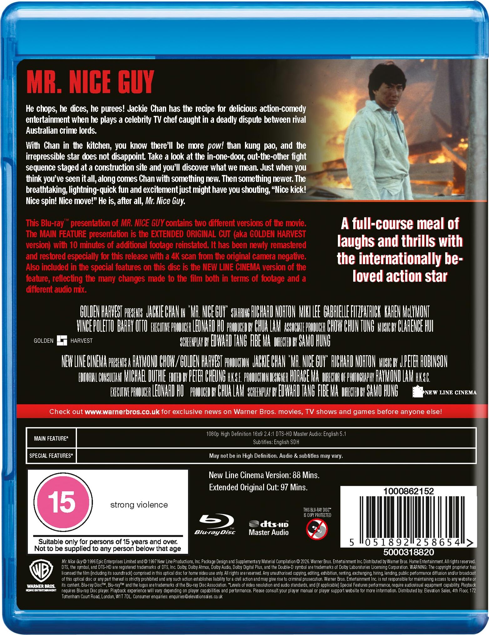 Mr. Nice Guy Blu-ray (一個好人 / Yat goh ho yan) (United Kingdom)