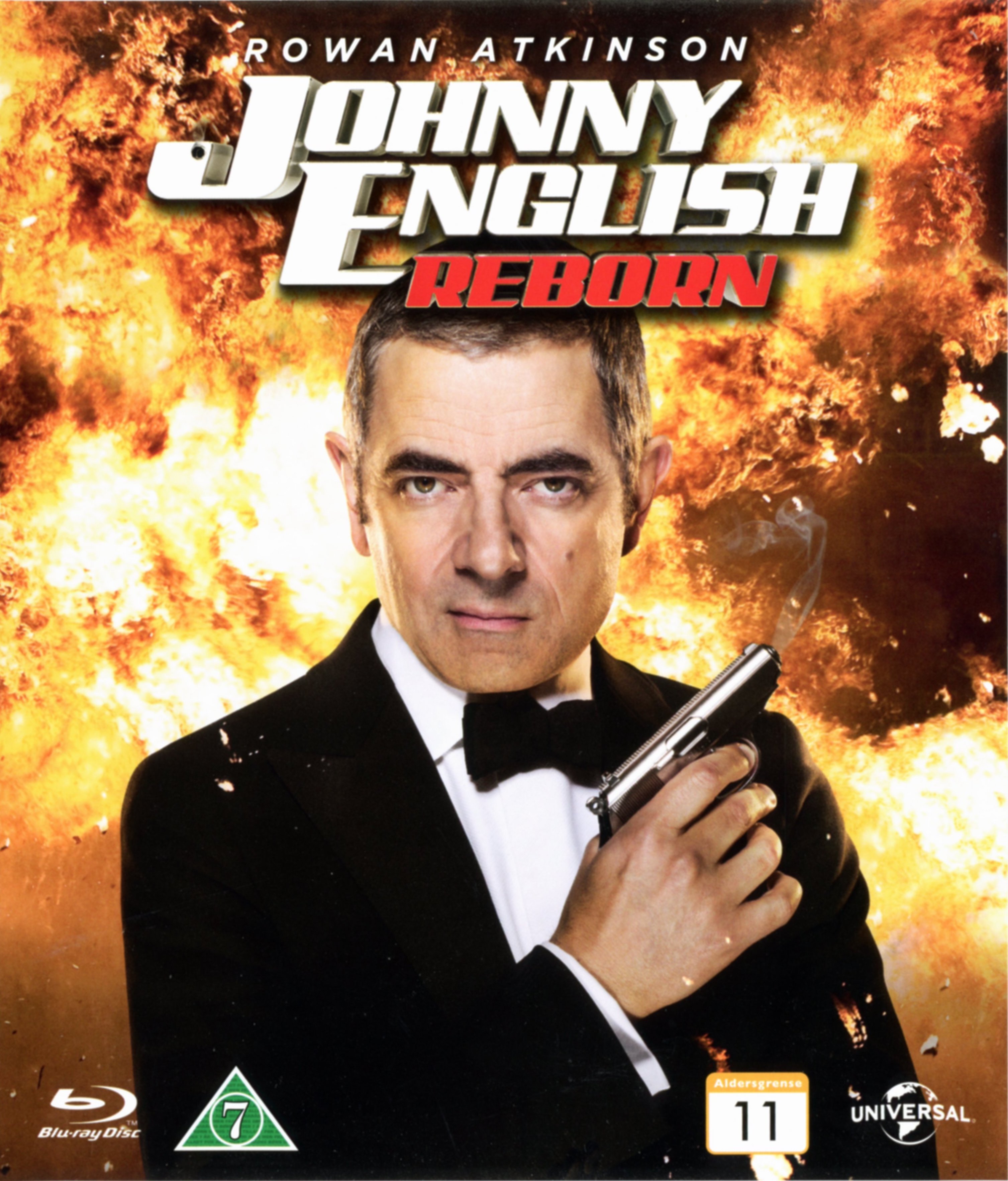Johnny English Reborn Blu-ray (Blu-ray + Digital) (Denmark)