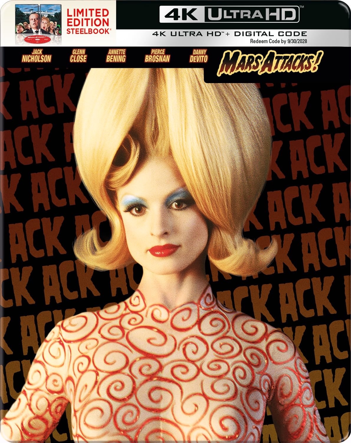 マーズ・アタック! スチールブック仕様 Blu-ray & パンフ付き Mars Attacks! 4K Blu-ray (SteelBook)