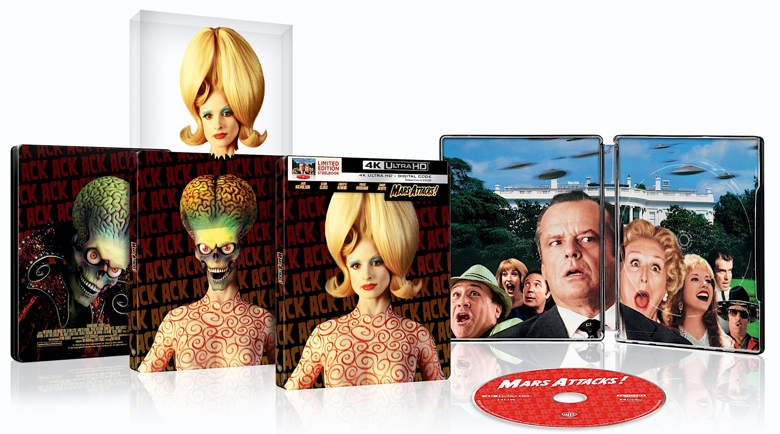 Mars Attacks! 4K Blu-ray (SteelBook)