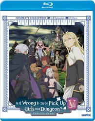 Is It Wrong to Try to Pick Up Girls in a Dungeon? V: Complete Collection Blu-ray cover - Sentai