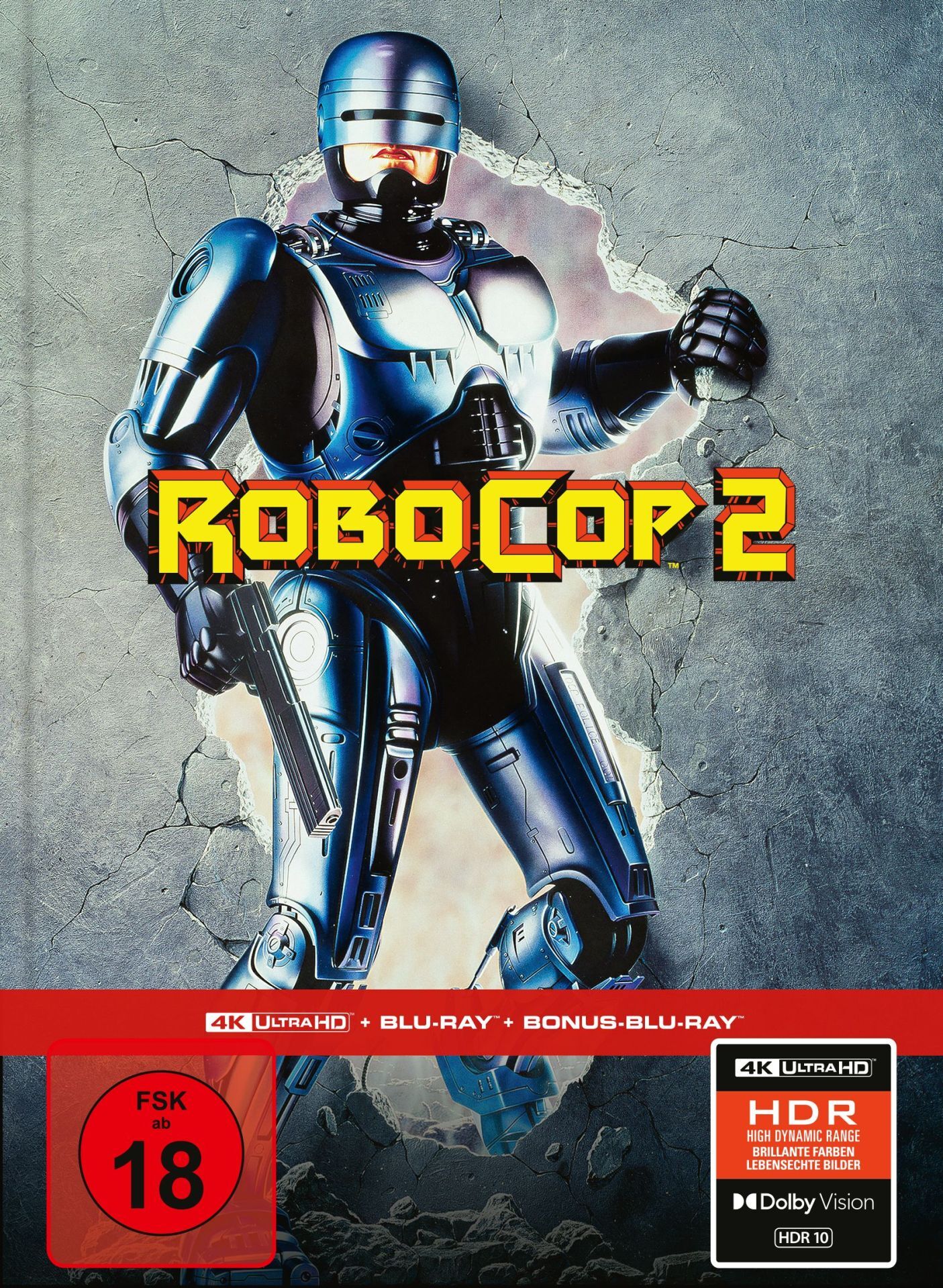 RoboCop 2 4K Blu-ray (Capelight Exclusive Mediabook until Oct 08