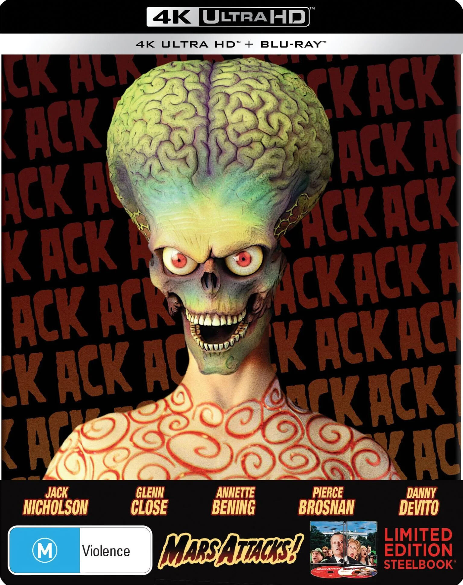 Mars Attacks! 4K Blu-ray (SteelBook) (Australia)