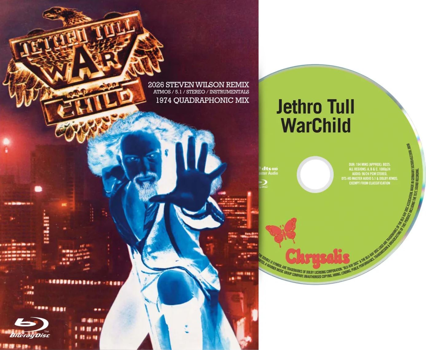 Jethro Tull: War Child Blu-ray (DigiPack)