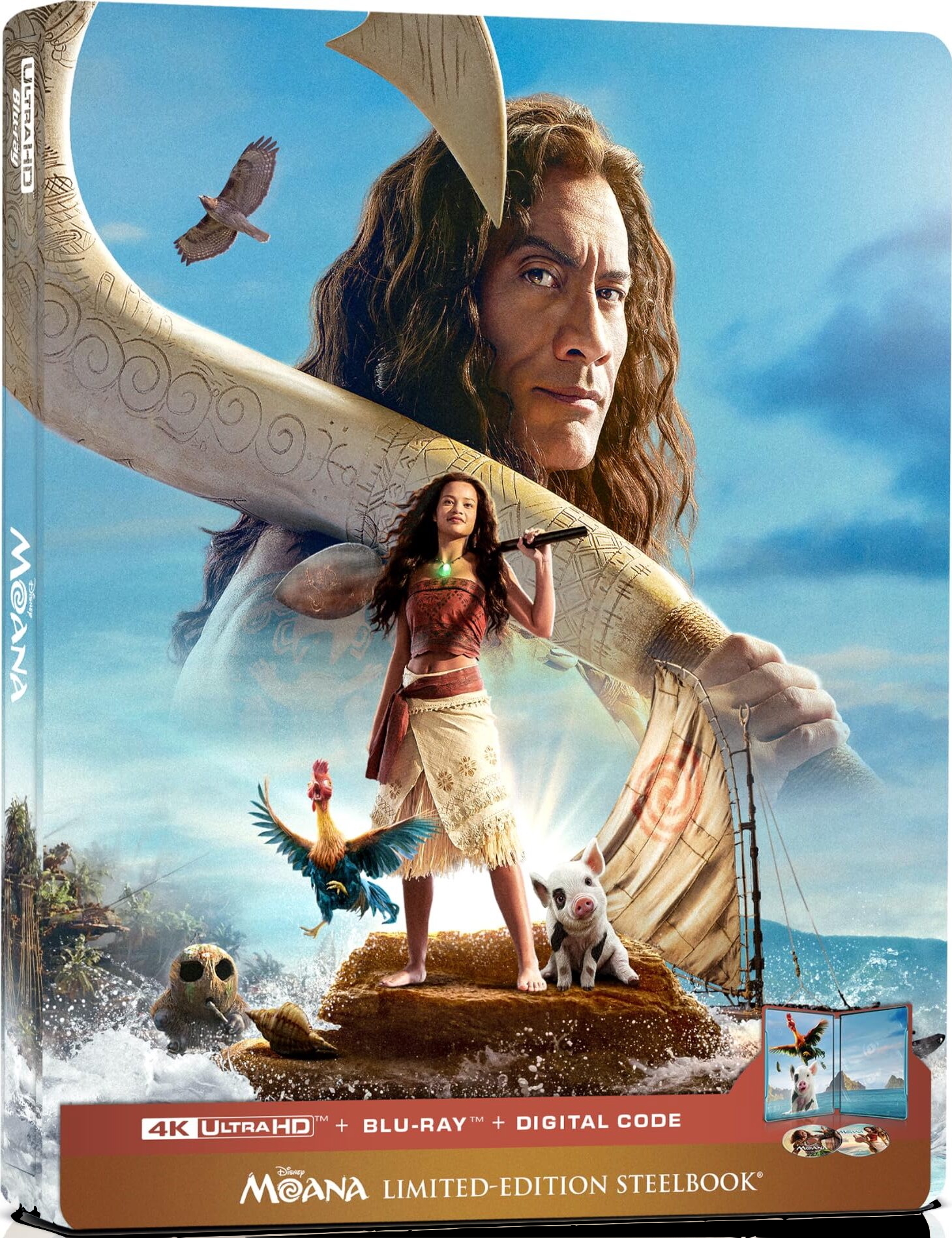 モアナ　スチールブック Moana 4K Blu-ray (SteelBook)