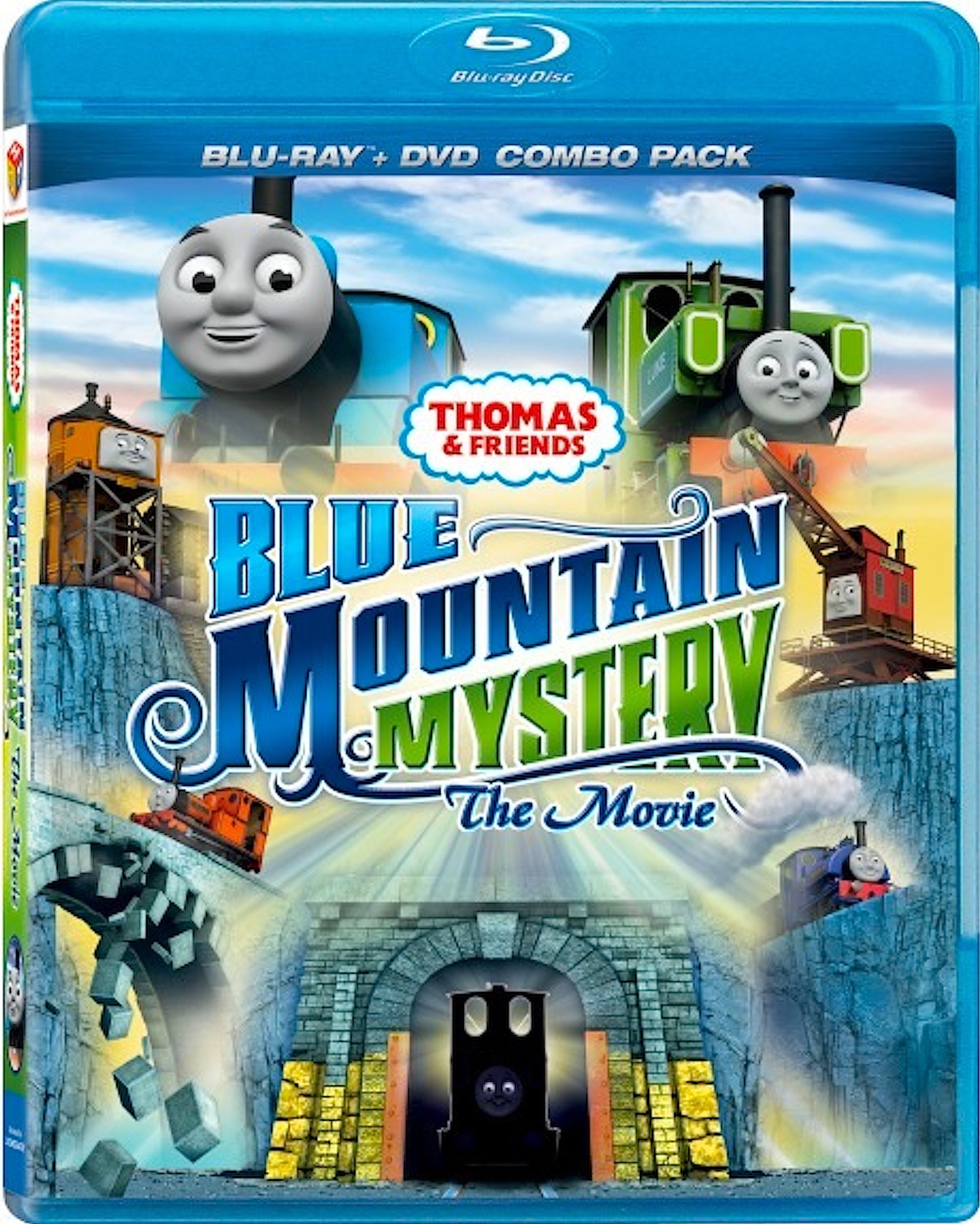 Thomas and friends blue mountain mystery. Паровозик Томас тайна голубой горы. Томас и его друзья тайна голубой горы. Thomas and friends Blu ray. Томас и его друзья тайна голубой горы полнометражный мультфильм.