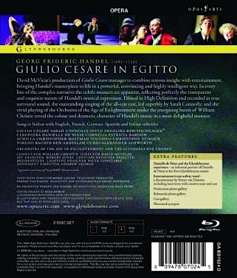 Handel: Giulio Cesare Blu-ray (Glyndebourne Festival Opera)