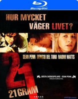 21 Gram Blu-ray (21 Grams) (Sweden)