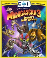 Madagascar 3: Europe's Most Wanted 3D (Blu-ray Movie)