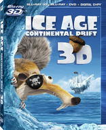 Ice Age: Continental Drift 3D Blu-ray (Blu-ray 3D + Blu-ray + DVD)