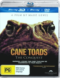 Cane Toads: The Conquest 3D Blu-ray (Blu-ray 3D + Blu-ray + DVD