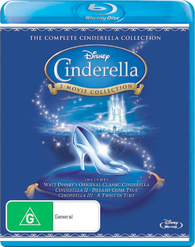 Cinderella: 3-Movie Collection Blu-ray (Cinderella / Cinderella II: Dreams  Come True / Cinderella III: A Twist in Time) (Australia)