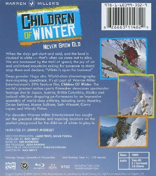 Warren Miller's Children of Winter Blu-ray