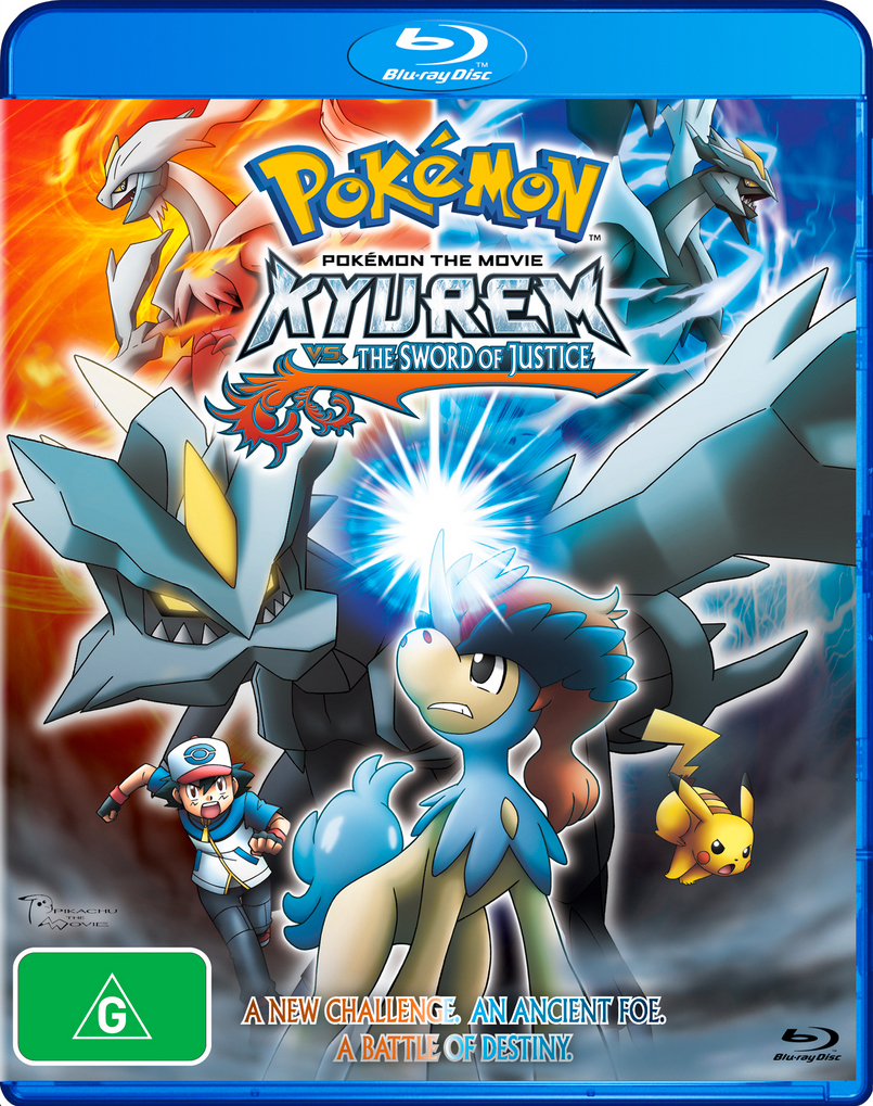 Pokémon The Movie Kyurem Vs The Sword Of Justice Blu Ray