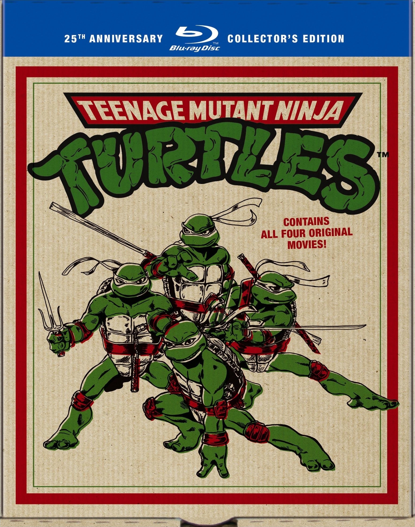 Teenage Mutant Ninja Turtles Film Collection Blu-ray (Teenage