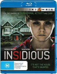 Insidious Blu Ray Australia