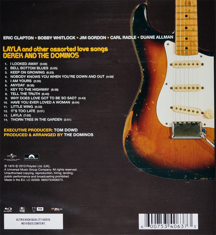 Derek and the Dominos: Layla and Other Assorted Love Songs Blu-ray 