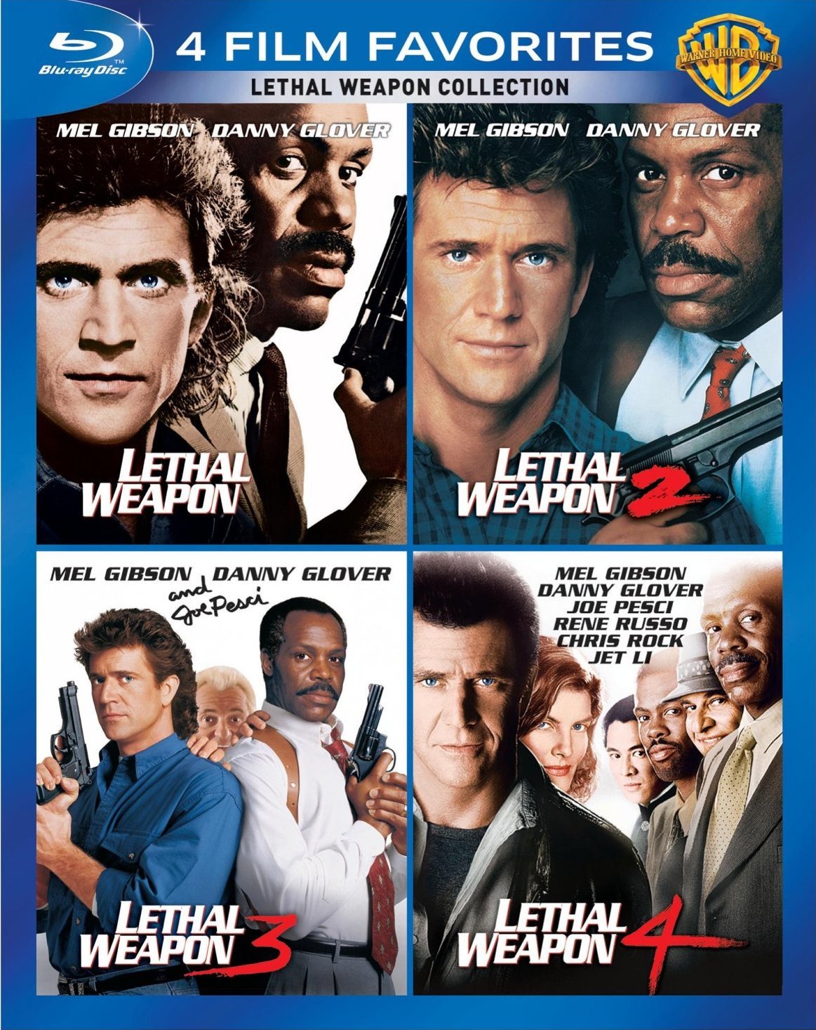 Lethal Weapon Collection (1987-1998) Arma Letal: Colección de 4 Películas (1987-1998) [AC3 5.1/2.0 + SRT] [Blu Ray] [DVD] [HBO]  73984_front