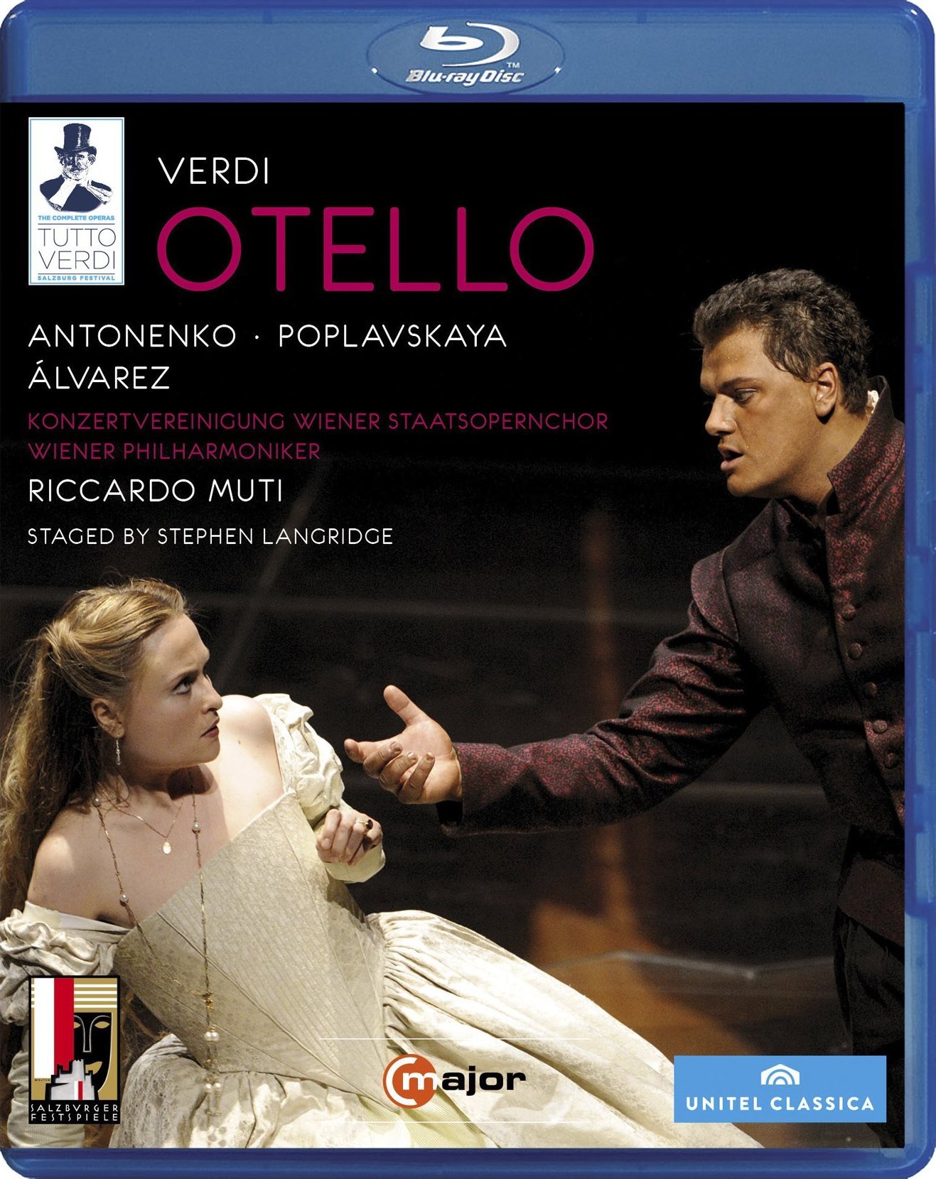 Verdi: Otello Blu-ray (Salzburg Festival / Muti) (United Kingdom)