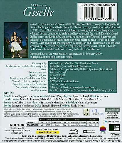 Adam: Giselle Blu-ray (Dutch National Ballet)
