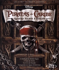 Pirates Of The Caribbean 1-4 Boxset Blu-ray (Piratas Do Caribe: Quatro ...