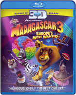 Madagascar 3: Europe's Most Wanted 3D (Blu-ray Movie), temporary cover art