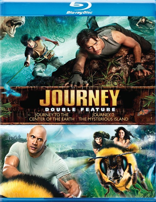 Journey To The Center Of The Earth / Journey 2: The Mysterious Island (2008-2012) Viaje Al Centro de la Tierra: Colección de 2 Películas (2008-2012) [AC3 5.1 + SUP/SRT] [Blu Ray] [DVD] 94164_front
