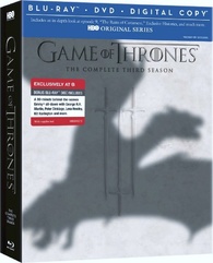 game of thrones third season blu ray
