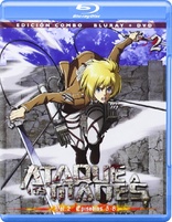 Ataque A los Titans Vol 1 Episodes 1-4 - Blu-Ray + DVD Spanish