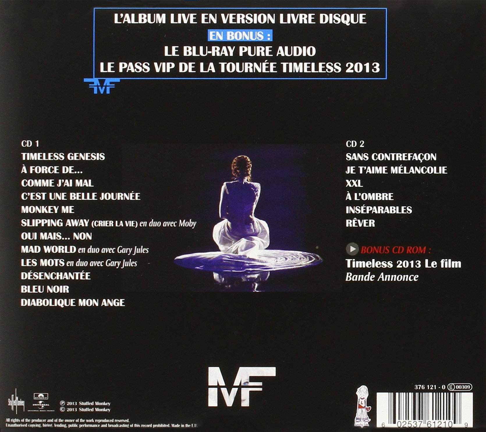 Mylène Farmer: Timeless 2013 Blu-ray (Blu-ray Audio | Edition